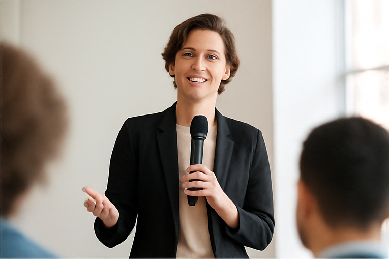 Vision and mission concept illustration